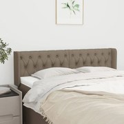 vidaXL Κεφαλάρι με Πτερύγια Taupe 147x16x78/88 εκ. Υφασμάτινο
