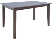 Tραπέζι επεκτεινόμενο Mabor pakoworld ξύλο σε καρυδί απόχρωση 120-150x80x73,8εκ