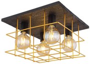 Φωτιστικό Οροφής Globo Lighting MERRIL 15530B-4D
