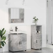 vidaXL Σετ Επίπλων Μπάνιου 3 pcs Γκρι σκυροδέματος 61 x 35 x 64 εκ.