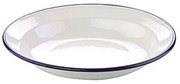 Πιάτο Βαθύ Εμαγιέ Blanca 912922 22cm White-Blue Ibili Enamel