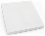 Adeleq Φωτιστικό Επίτοιχο LED PP Τετράγωνο Πλήρες D22.5cm 18W 4000K Λευκό 21-918301