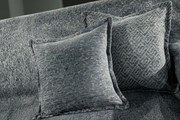 Διακοσμητική Μαξιλαροθήκη Polycotton Chenille Matis Anthracite 50x50εκ. Guy Laroche