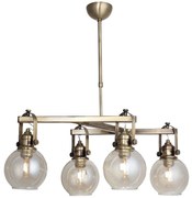 Φωτιστικό Οροφής Ponte 341LCA1167 55x70cm 4xE27 40W Gold Opviq