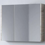 Καθρέπτης Μπάνιου Με Ντουλάπι Savina 3MSA080NO0W 77x14x65cm Natural Oak Μελαμίνη