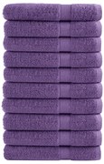 vidaXL Πετσέτες Σάουνας SOLUND 10 Τεμ. Μοβ 80x200 εκ. 600 γρ/μ²