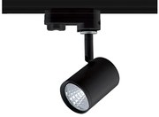 Σποτ Φωτιστικό Ράγας LED COB 7W 3000K 4 Καλώδια IP20 Zuno ACA-ZUNO730B4-Μαύρο ZUNO730B4