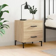 vidaXL Κομοδίνο Sonoma Δρυς 40 x 35 x 47,5 εκ. από Επεξεργασμένο Ξύλο