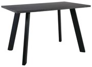 Τραπέζι BAXTER 140x80cm Grey Walnut/Βαφή Μαύρη