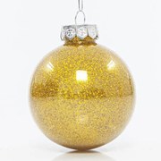 ΜΠΑΛΑ ΠΛΑΣΤΙΚΗ PET, ΣΑΜΠΑΝΙ ΓΥΑΛΙΣΤΕΡΗ ΜΕ GLITTER, ΣΕΤ 6ΤΜΧ, 8cm 600-42716