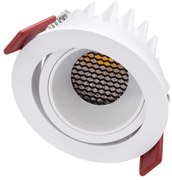 Φωτιστικό Οροφής - Σποτ Χωνευτό Leo-R 60284 10W Led Φ8,5x6,6cm White GloboStar