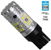 Λαμπτήρας LED Extreme Series Can-Bus 3ης Γενιάς με βάση T20 7440 15W 12v Ψυχρό Λευκό 6000k GloboStar 81149