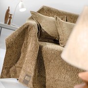 Ριχτάρι Balance Camel Guy Laroche Διθέσιο 170x250cm Βαμβάκι-Ακρυλικό