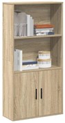 vidaXL Βιβλιοθήκη Sonoma Δρυς 60x24x120 εκ. από Επεξεργασμένο Ξύλο
