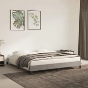 Σκελετός Κρεβατιού Χωρίς Στρώμα Αν. Γκρι 160x200 εκ. Βελούδινο 346982