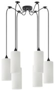 SE21-BL-4-BL6-GL3 ADEPT TUBE  Pendant White Glass+