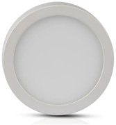 V-TAC LED panel επιφανειακό 12W 4000K Φυσικό λευκό Στρογγυλό