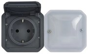 Πρίζα Στεγανή Γκρι IP55 Plexo 069897L Legrand-069897L-Ανθρακί 069897L