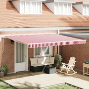 vidaXL Σκηνίτσα Αναδιπλούμενη 450 x 300 εκ Κόκκινο και λευκό