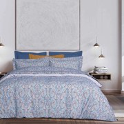 Σεντόνια 9611 Happy (Σετ 3τμχ) Ocher-Blue-Red Das Home Μονό 170x260cm 100% Cotton
