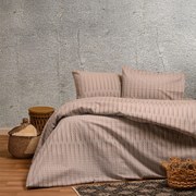Φανελένια Σεντόνια King Size (Σετ) Melinen Tundra Grey Γκρι Χωρίς Λάστιχο 270x260