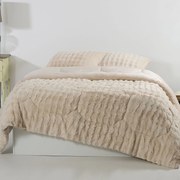 Γούνινο Κουβερτοπάπλωμα King Size (240x260) Silk Fashion Burble Cream