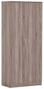 Ντουλάπα ρούχων δίφυλλη Zelia  σε sonoma-oak απόχρωση 79x42x180εκ