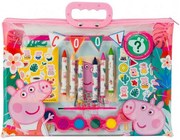 Σετ Ζωγραφικής Peppa Pig Με Διάφανη Τσάντα 1023-68002 Pink-Multi As Company