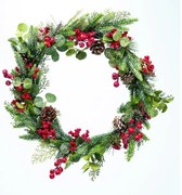 Διακοσμητικό Στεφάνι IP20 Πράσινο X094816 Aca-X094816-Πράσινο X094816