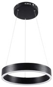 Φωτιστικό Οροφής Venom 61173 Led 30W Φ40cm Black GloboStar Αλουμίνιο