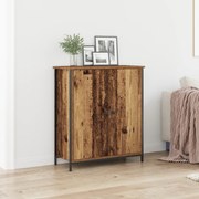 vidaXL Μπουφές Παλιό Ξύλο 70x30x80 εκ Κατασκευασμένο Ξύλο και Χάλυβας