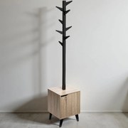 Καλόγερος Ρούχων Με Ντουλάπι (34.5x32x168.5) F-V Wood Nat 173676