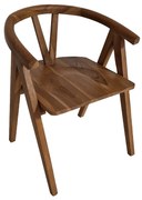 Artekko Munggur Ξύλινη Καρέκλα σε Φυσική Απόχρωση (55x50x72)cm