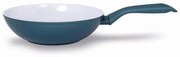 Τηγάνι Wok Ceramica D'Autore TV4P7932829 28cm Blue TVS 28cm Αλουμίνιο
