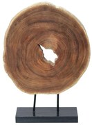 Artekko Διακοσμητικό Γλυπτό Teak (35x10x50)cm