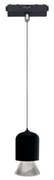 Μαγνητικό Κρεμαστό Φωτιστικό Ράγας Ultra Thin LED 7W 3CCT Φ6,2cm InLight-TMU0250-Black-Μαύρο TMU0250-Black