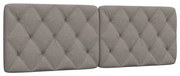 vidaXL Μαξιλάρι για Κεφαλάρι Taupe 160 εκ. Υφασμάτινο