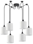 Φωτιστικό Οροφής SE21-BL-B10-BL6-SH1 ADEPT PENDANT White Shade Pendant + - 51W - 100W - 77-9024