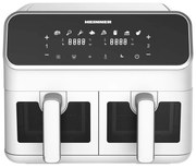 Heinner HAF-H8DB17WH Air Fryer με Διπλό Αποσπώμενο Κάδο 8lt Λευκό
