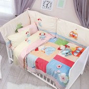 Πάντα Κούνιας 6511 Baby Dream Embroidery Pink Das Home 45x195cm 100% Cotton