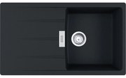 Franke Maris CNG 611-86 Ένθετος Αντιστρεφόμενος Γρανιτένιος Νεροχύτης 86x50mm Matte Blac