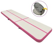 vidaXL Στρώμα Ενόργανης Φουσκωτό Ροζ 800 x 100 x 15 εκ. PVC με Τρόμπα