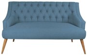 Καναπές Διθέσιος Lamont 558ZEN1238 140x74x80cm Blue