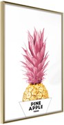 Αφίσα - Trendy Pineapple - 40x60 - Χρυσό - Χωρίς πασπαρτού