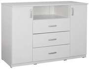 Μπουφές ADLER με 2 Ντουλάπια και 3 Συρτάρια Λευκό 120x45x85Y εκ. 120x45x85 εκ.