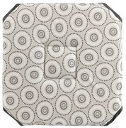 Μαξιλάρι καρέκλας Douceur d intérieur  GALETTE 4 RABATS 36 x 36 x 3.5 CM POLYESTER IMPRIME SALTO X2