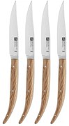 Μαχαίρι Steak Holm (Σετ 4Τμχ) 39160-000 23cm/10cm Oak Zwilling Ανοξείδωτο Ατσάλι