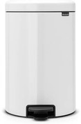 Brabantia 649034 Κάδος με πεντάλ 20L, White