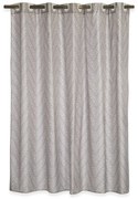 Κουρτίνα Μπάνιου (180x180) Με Τρουκς Nef-Nef Homeware Fonteste Silver