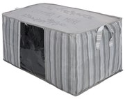 ESTIA ΘΗΚΗ ΑΠΟΘΗΚΕΥΣΗΣ NON WOVEN ΥΦΑΣΜΑΤΙΝΗ 50x40x30cm ΜΕ ΠΑΡΑΘΥΡΟ IVORY
